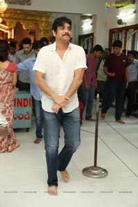 Nagarjuna Family at Sai Baba Temple