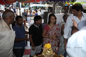 Nagarjuna Family at Sai Baba Temple