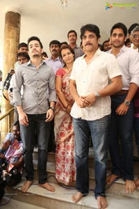 Nagarjuna Family at Sai Baba Temple