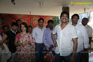 Nagarjuna Family at Sai Baba Temple