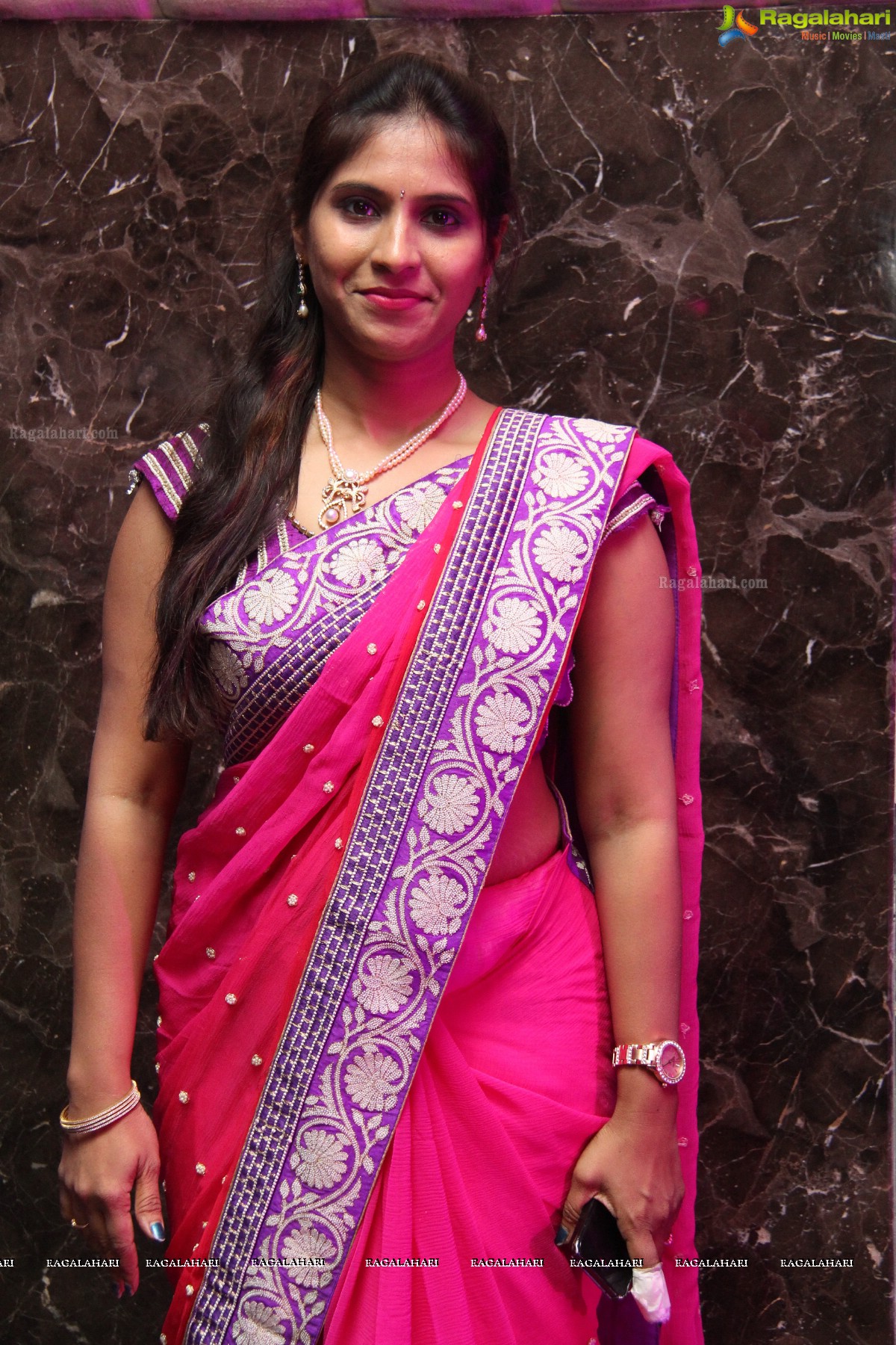 Alekhya Reddy's Daughter Nakshatra Saree Function