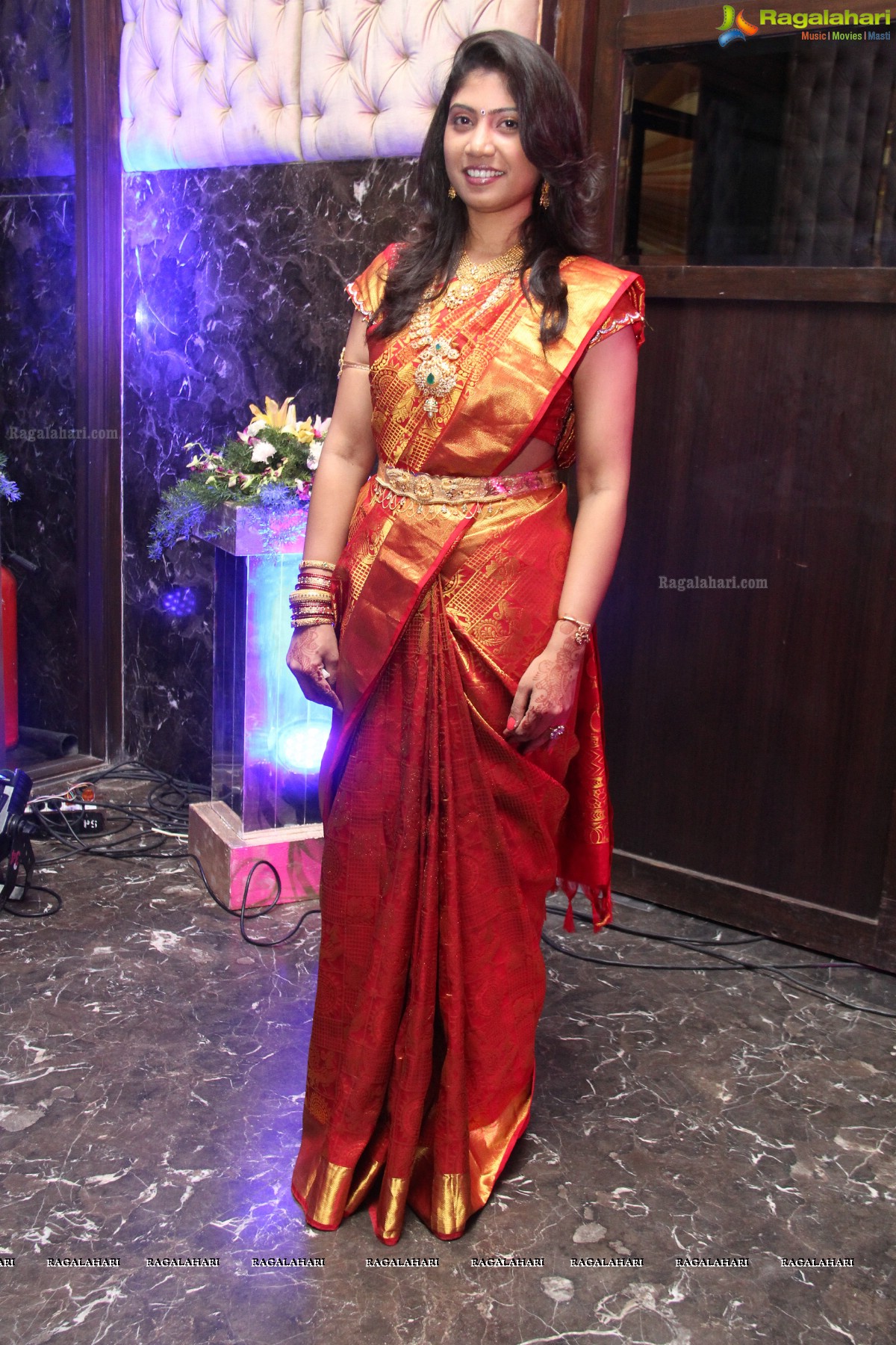 Alekhya Reddy's Daughter Nakshatra Saree Function