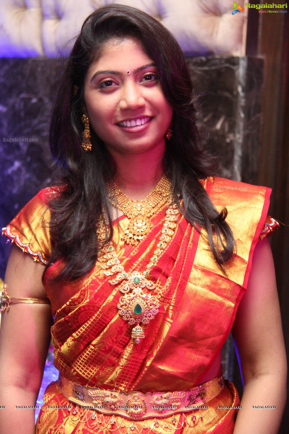 Alekhya Reddy's Daughter Nakshatra Saree Function