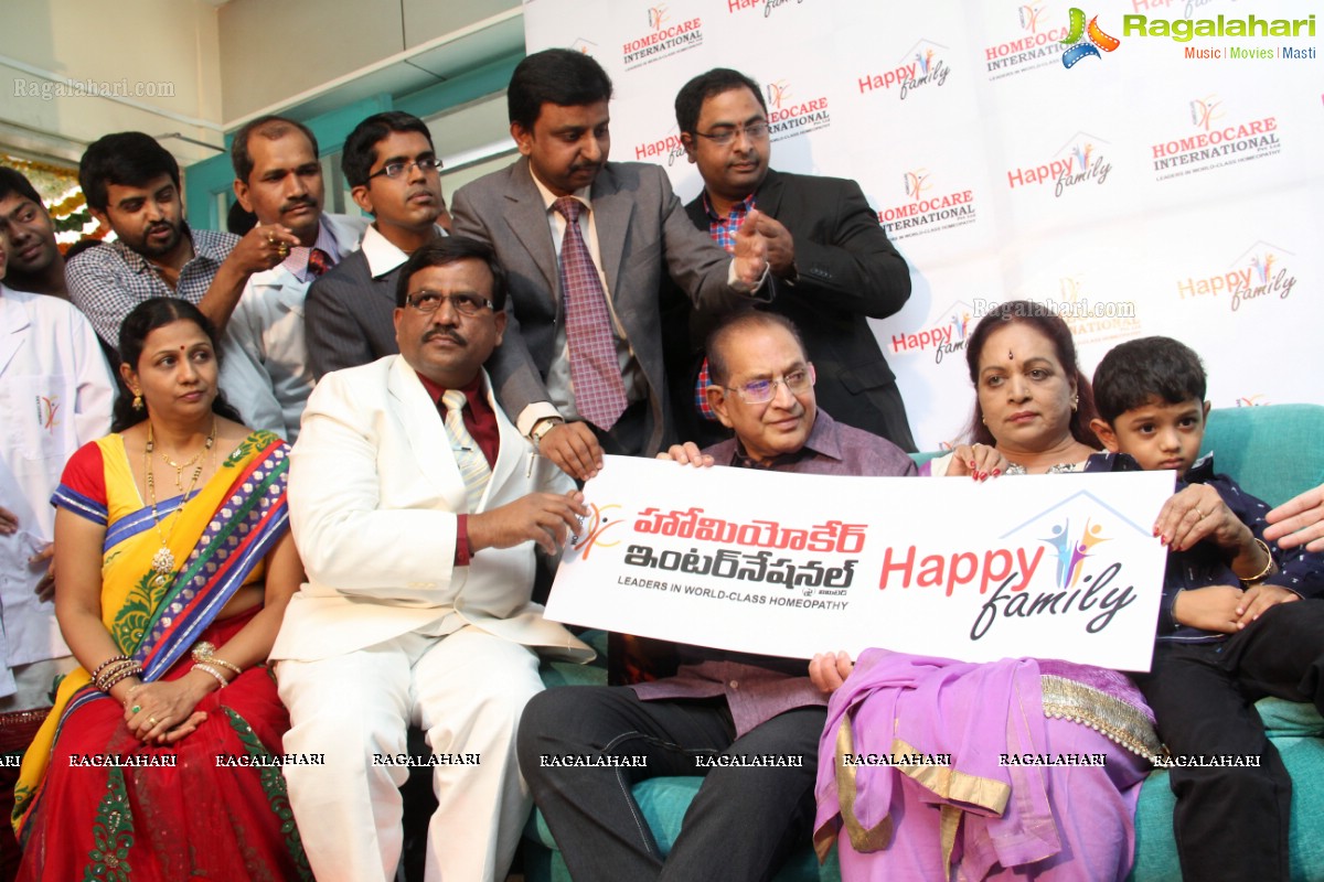 Inauguration of Happy Family Logo by Homeocare International