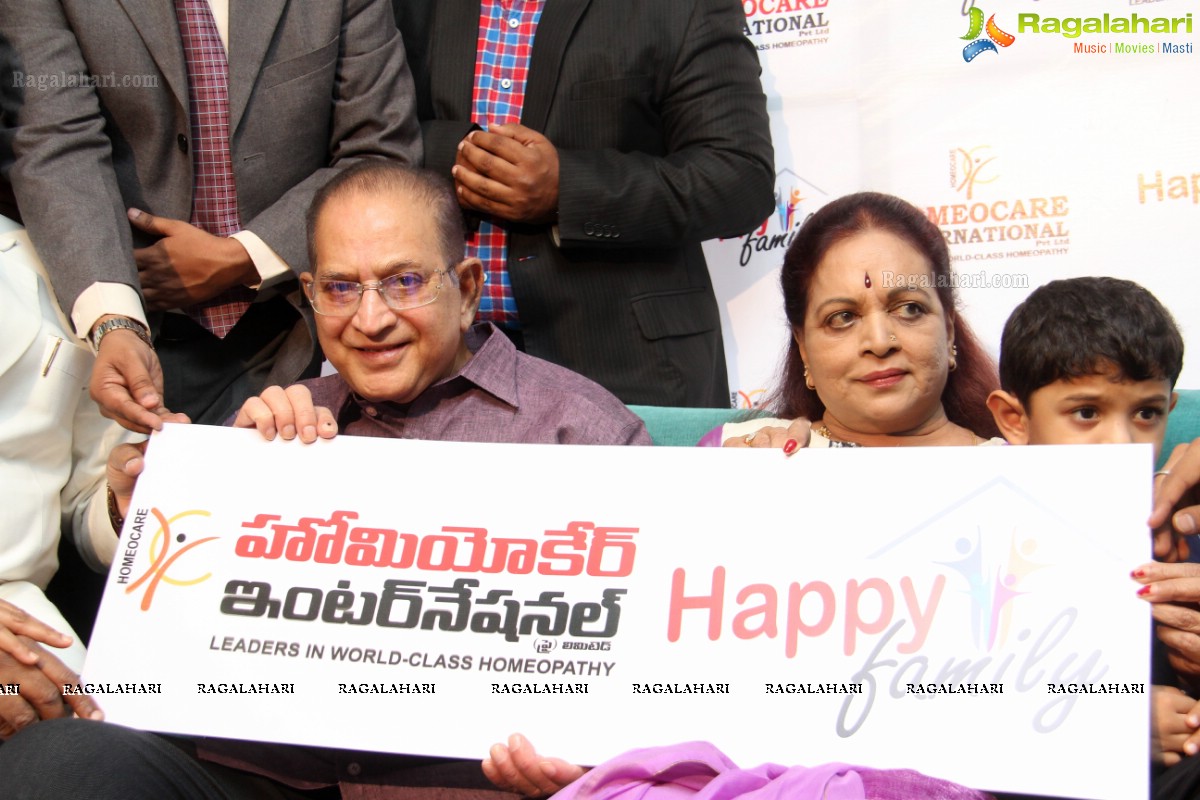 Inauguration of Happy Family Logo by Homeocare International