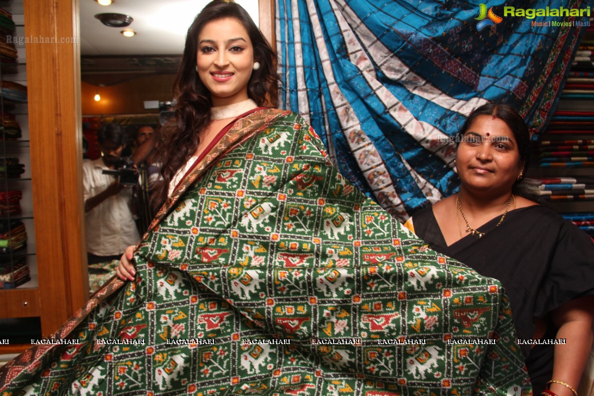 Indian Princess Chandni Sharma inaugurates IKAT Handloom Mela 2014, Hyderabad