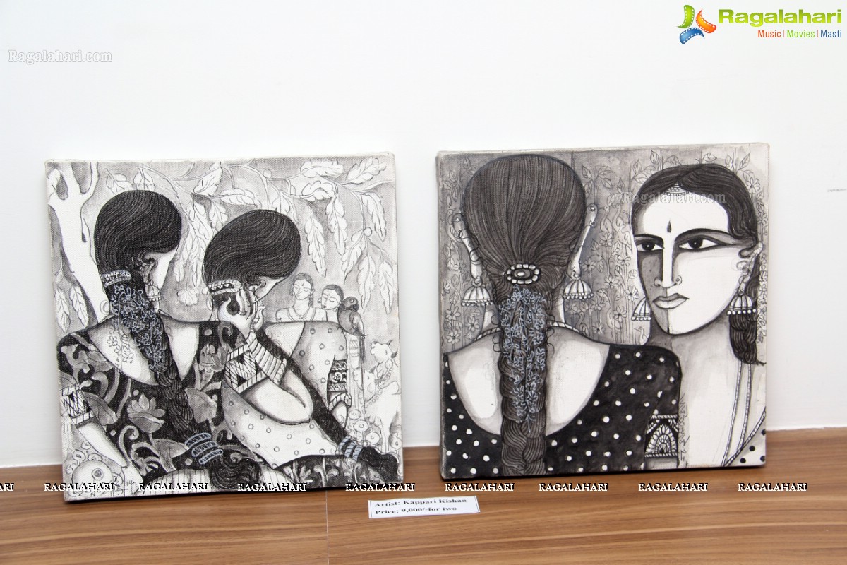 Kappari Kishan Art Exhibition at Ginger Lily, Hyderabad