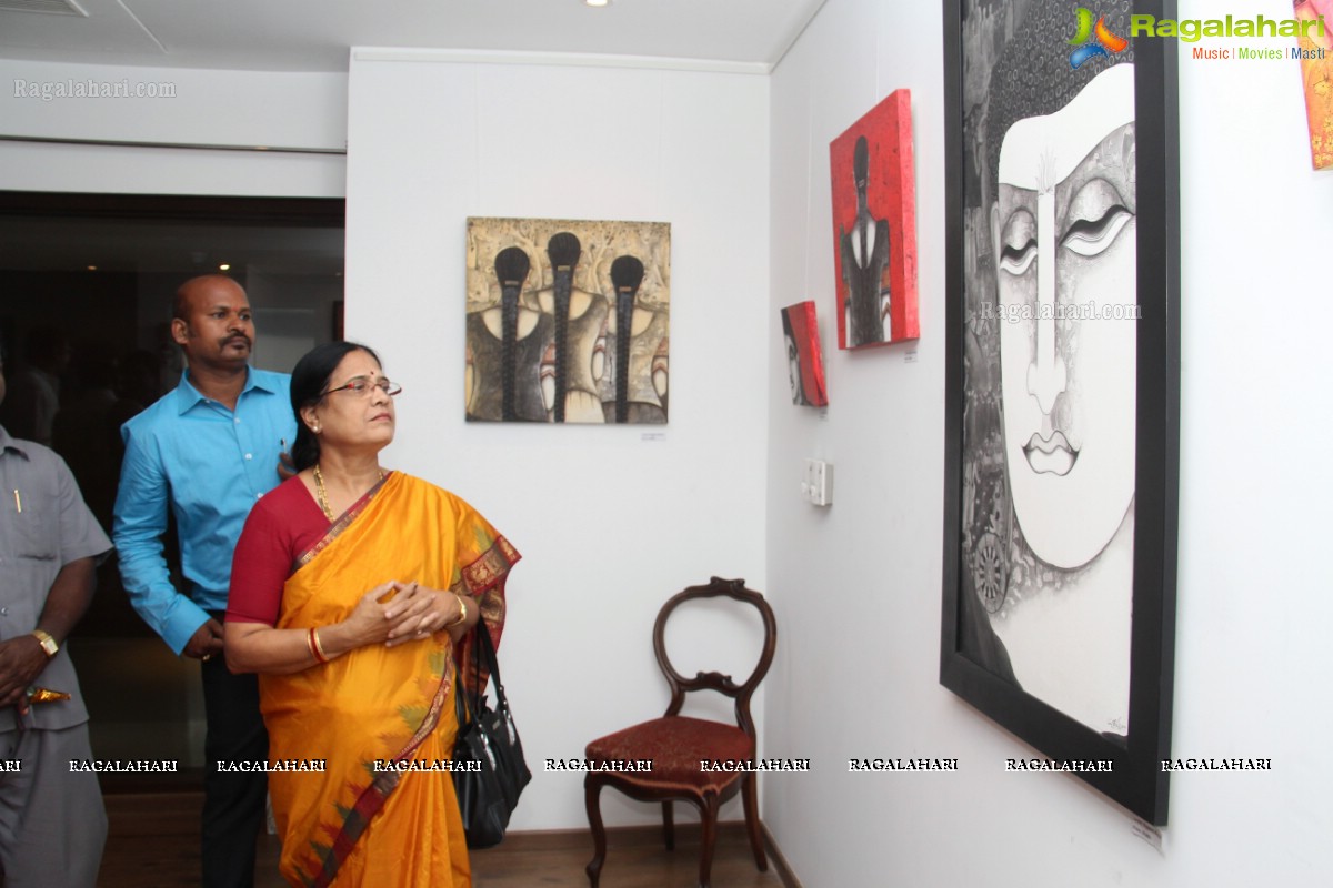 Kappari Kishan Art Exhibition at Ginger Lily, Hyderabad