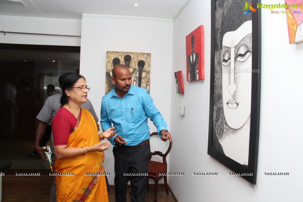 Kappari Kishan Art Exhibition at Ginger Lily, Hyderabad