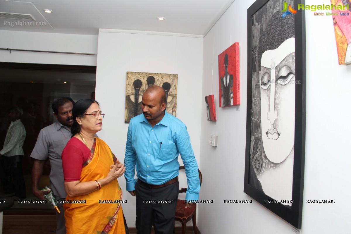 Kappari Kishan Art Exhibition at Ginger Lily, Hyderabad