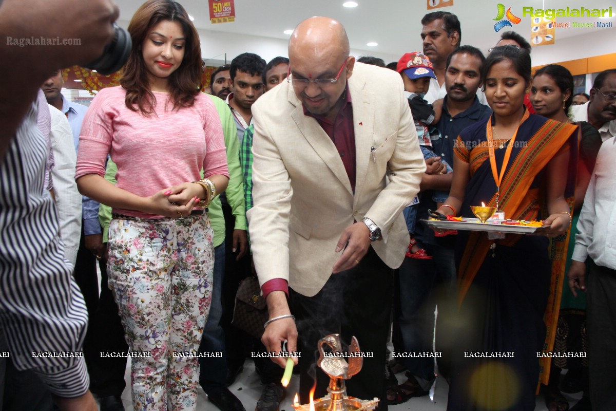 Payal Ghosh launches Pai International Electronics at Kukatpally, Hyderabad