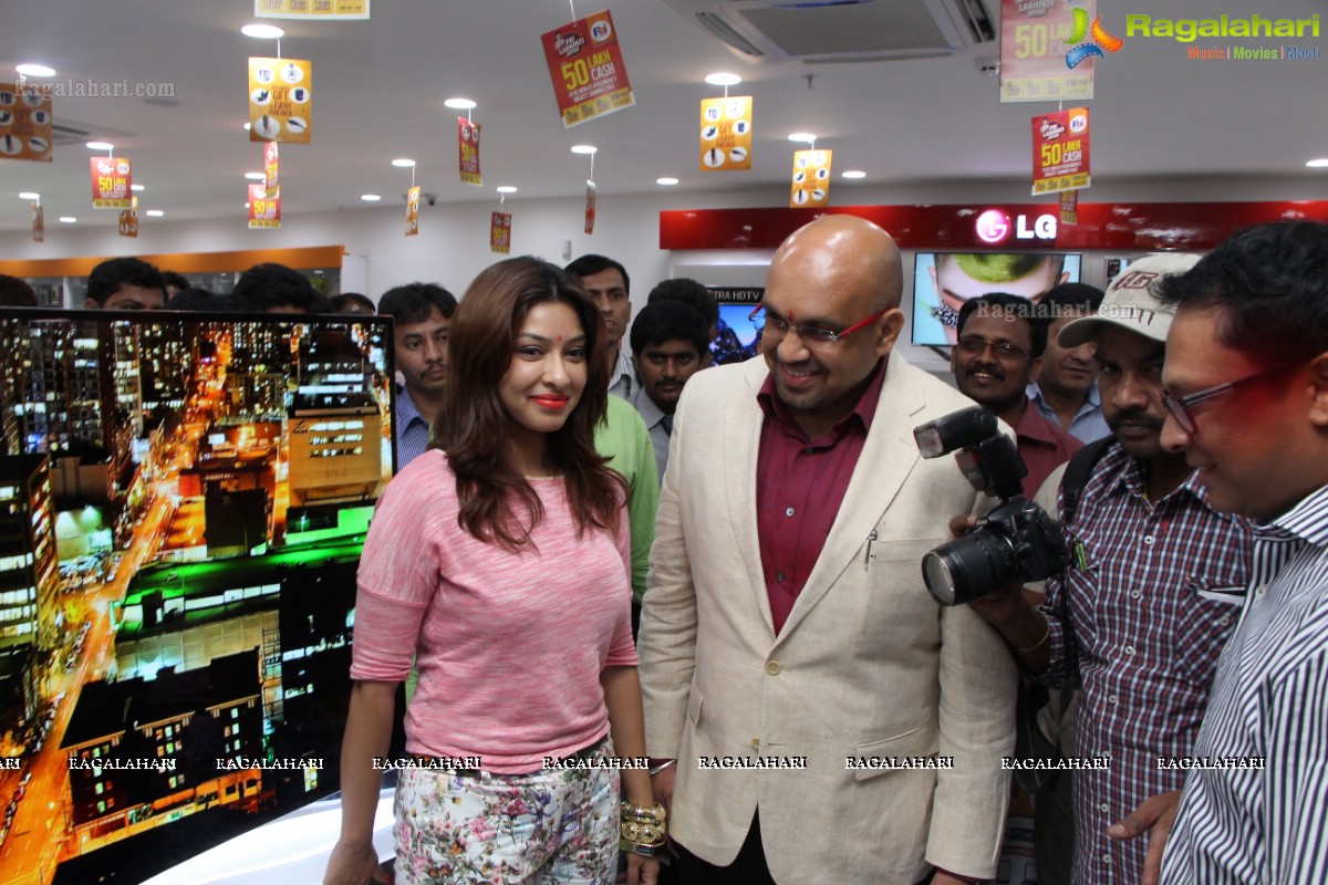 Payal Ghosh launches Pai International Electronics at Kukatpally, Hyderabad