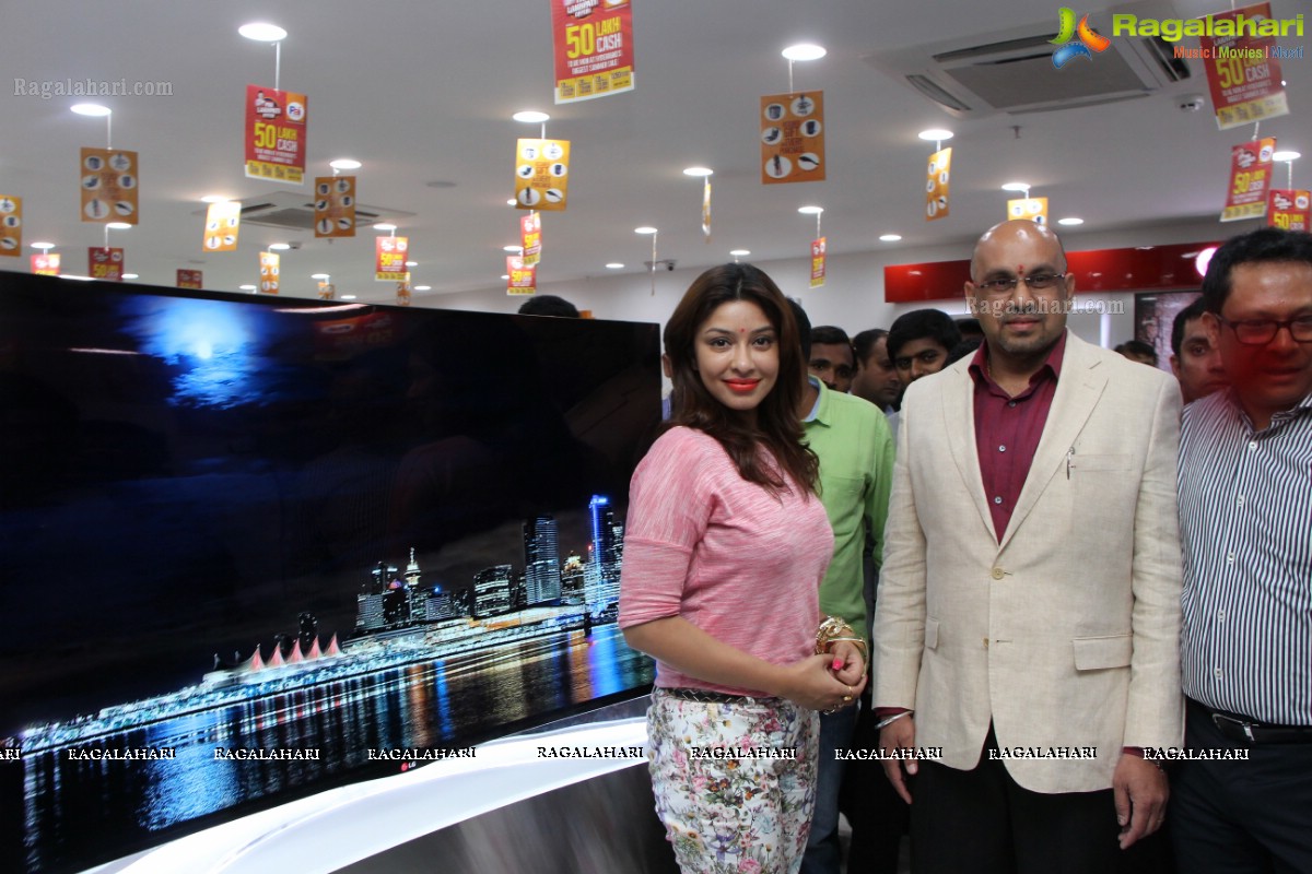 Payal Ghosh launches Pai International Electronics at Kukatpally, Hyderabad