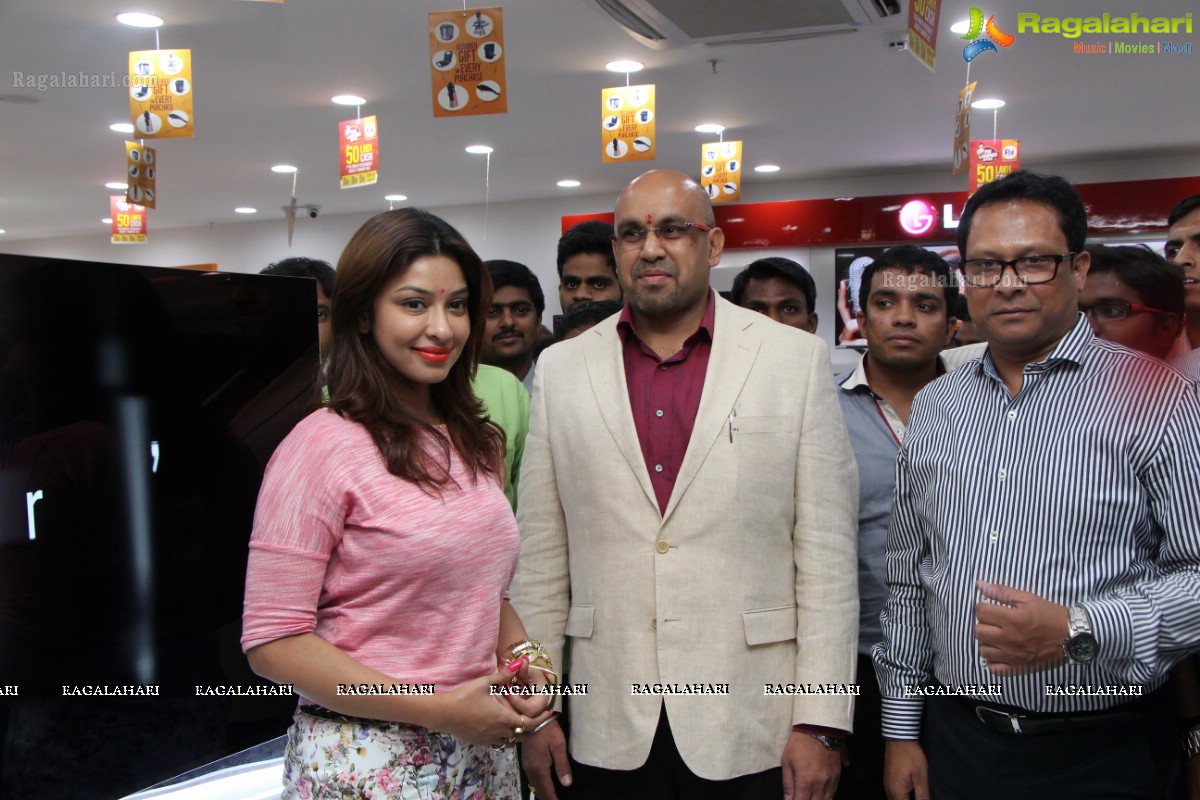 Payal Ghosh launches Pai International Electronics at Kukatpally, Hyderabad