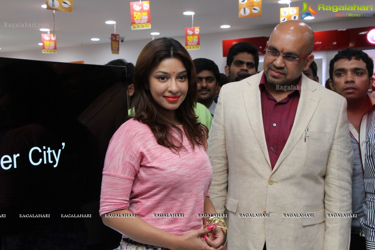 Payal Ghosh launches Pai International Electronics at Kukatpally, Hyderabad