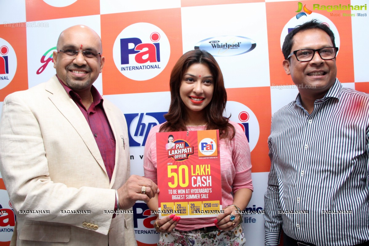 Payal Ghosh launches Pai International Electronics at Kukatpally, Hyderabad