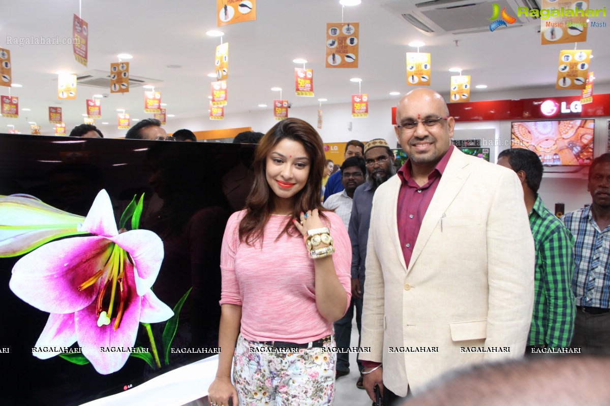 Payal Ghosh launches Pai International Electronics at Kukatpally, Hyderabad