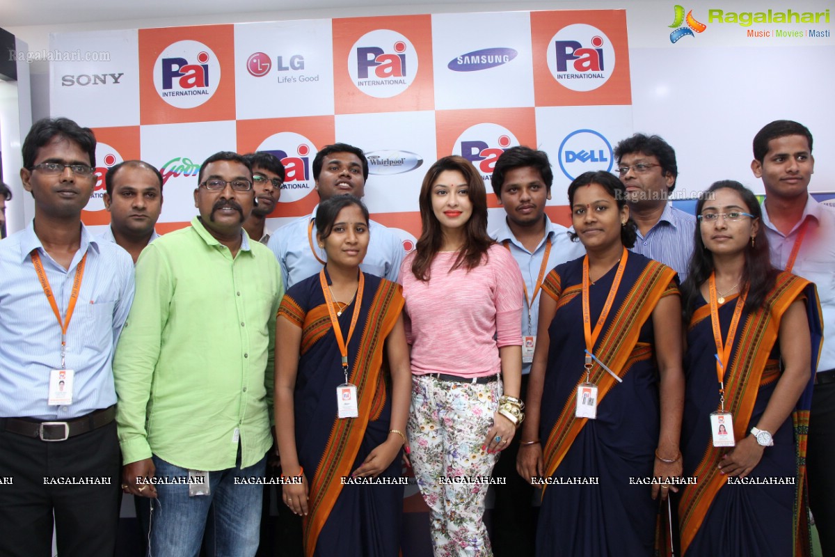 Payal Ghosh launches Pai International Electronics at Kukatpally, Hyderabad