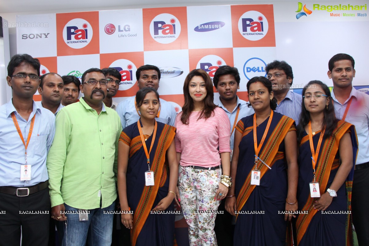 Payal Ghosh launches Pai International Electronics at Kukatpally, Hyderabad