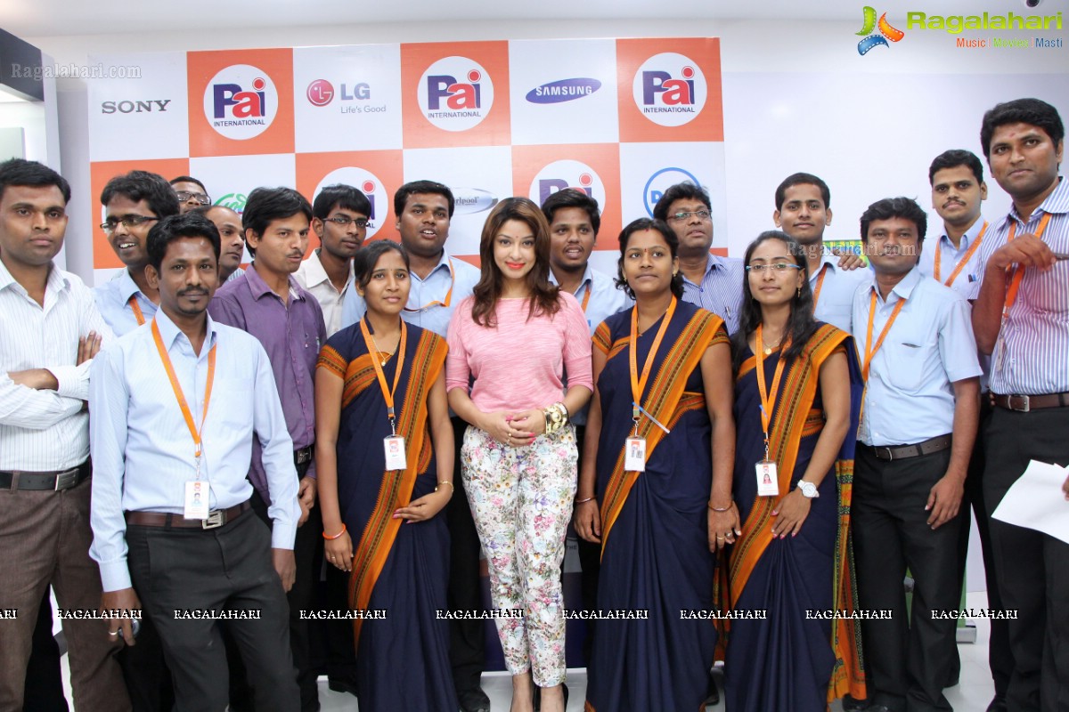 Payal Ghosh launches Pai International Electronics at Kukatpally, Hyderabad