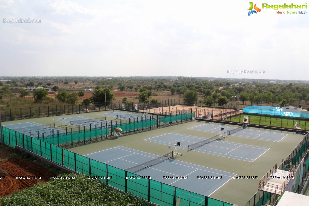 Ram Charan-Upasana inaugurates Pooja Ventures Women's Tennis Tournament