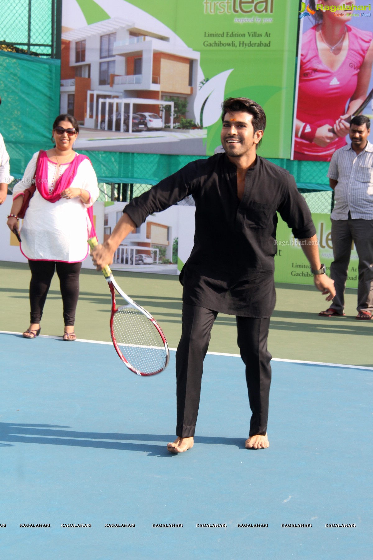 Ram Charan-Upasana inaugurates Pooja Ventures Women's Tennis Tournament