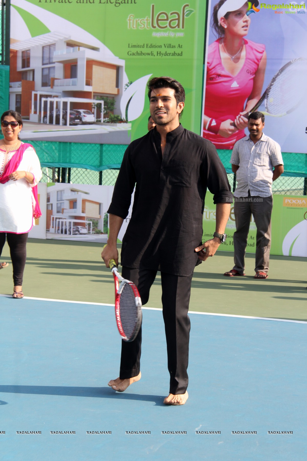 Ram Charan-Upasana inaugurates Pooja Ventures Women's Tennis Tournament