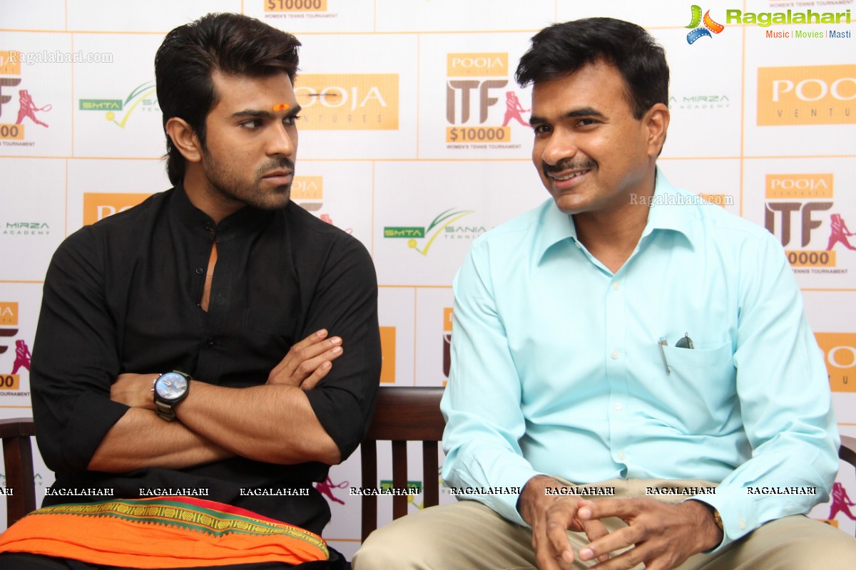 Ram Charan-Upasana inaugurates Pooja Ventures Women's Tennis Tournament