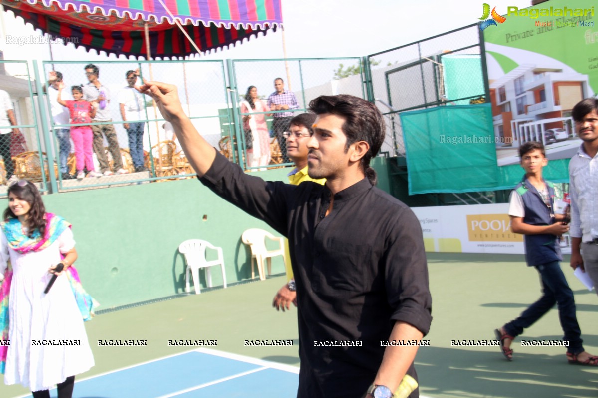 Ram Charan-Upasana inaugurates Pooja Ventures Women's Tennis Tournament