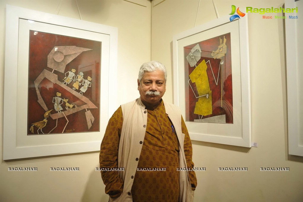 Rock Shelters - Art Exhibition by  Ashok Bhowmick in Mumbai