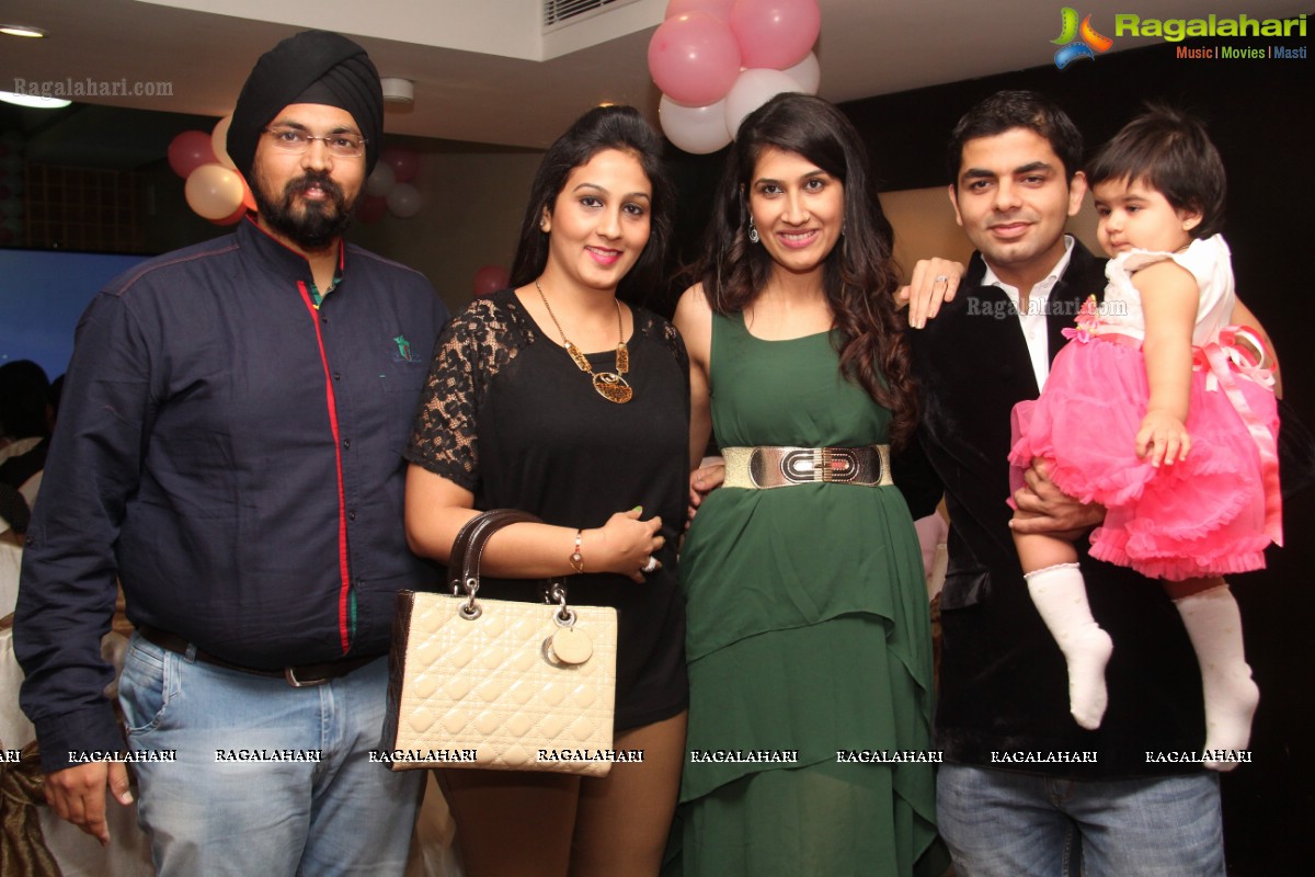 Shania 1st Birthday Celebrations at Royale Reve, Hyderabad