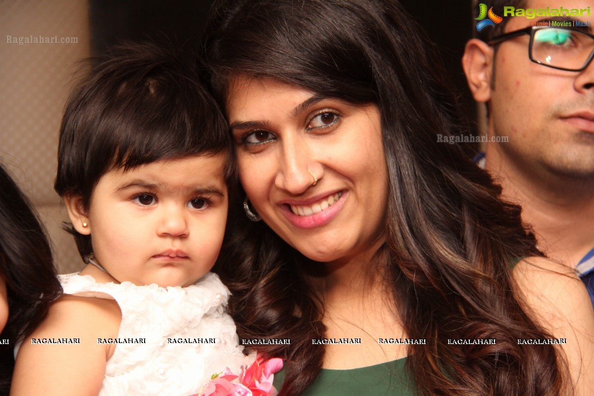 Shania 1st Birthday Celebrations at Royale Reve, Hyderabad