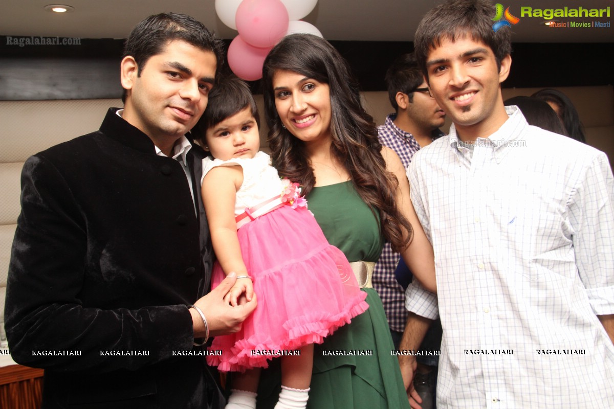 Shania 1st Birthday Celebrations at Royale Reve, Hyderabad