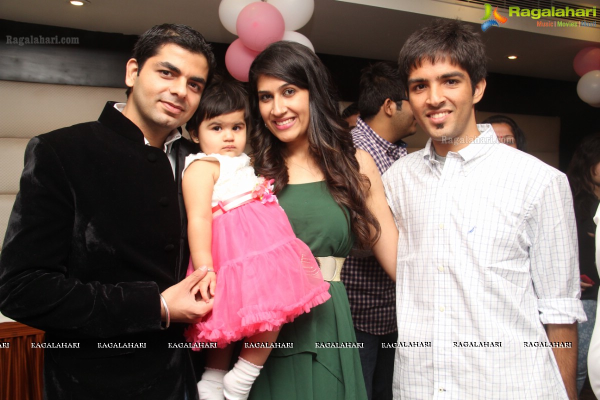 Shania 1st Birthday Celebrations at Royale Reve, Hyderabad