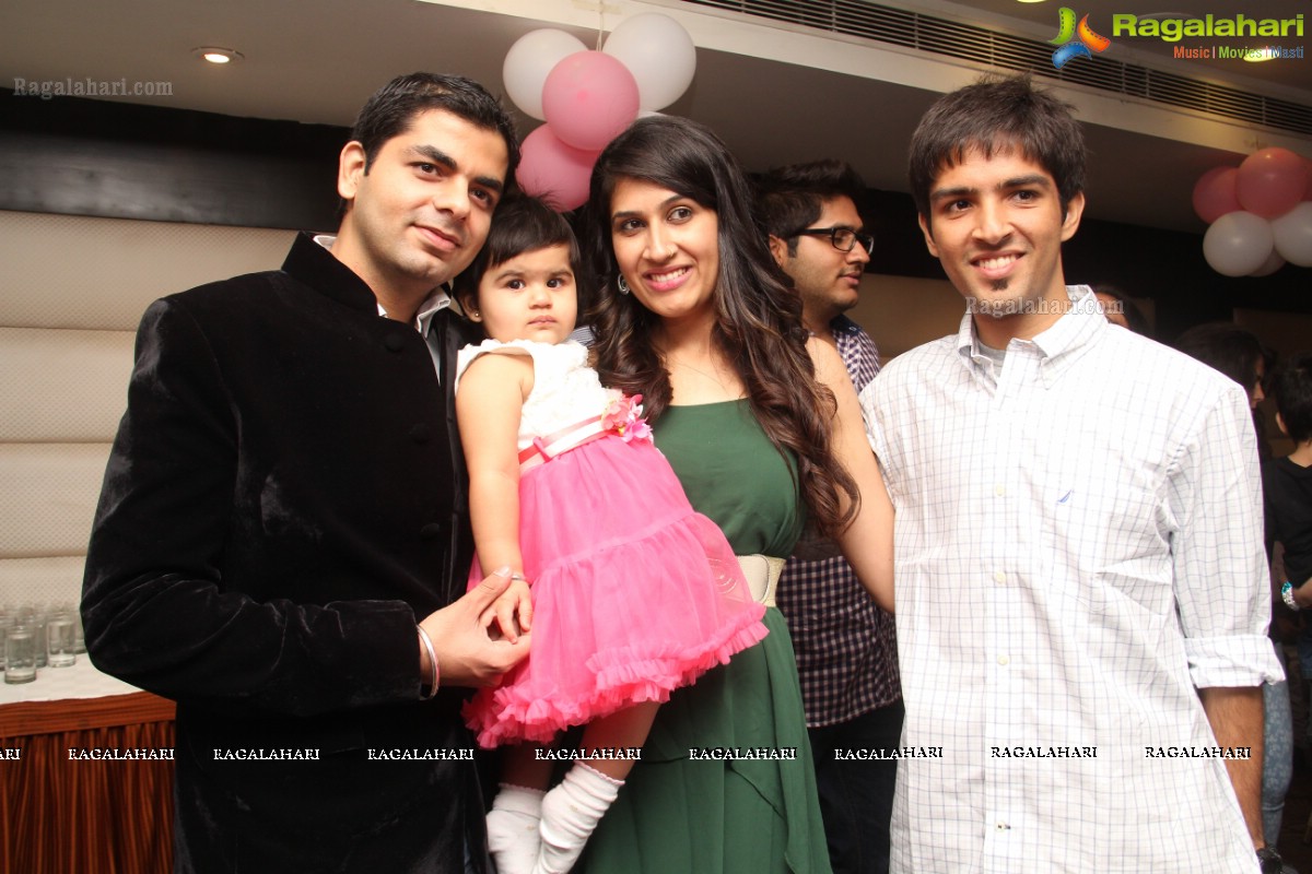 Shania 1st Birthday Celebrations at Royale Reve, Hyderabad