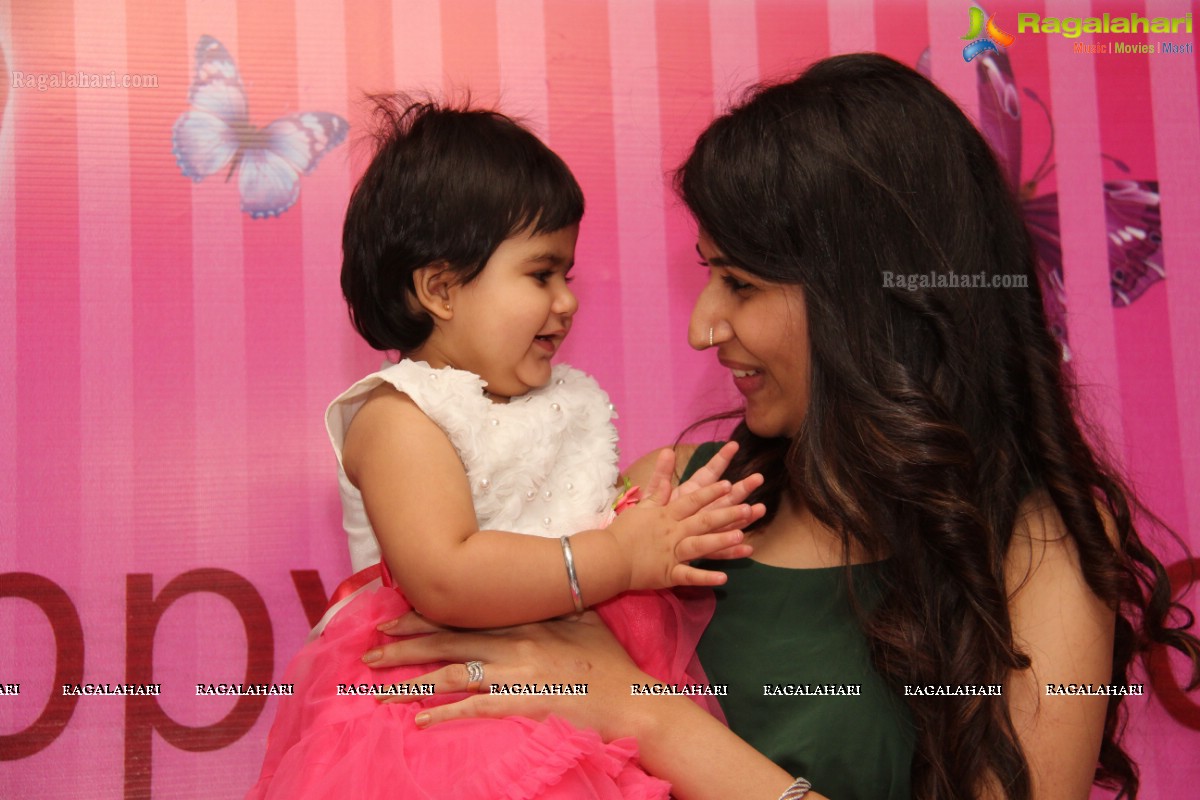 Shania 1st Birthday Celebrations at Royale Reve, Hyderabad