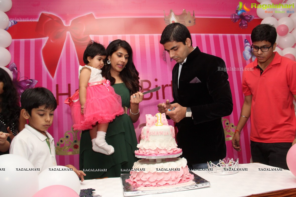 Shania 1st Birthday Celebrations at Royale Reve, Hyderabad