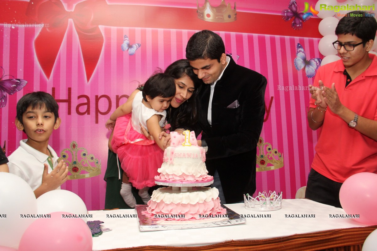 Shania 1st Birthday Celebrations at Royale Reve, Hyderabad