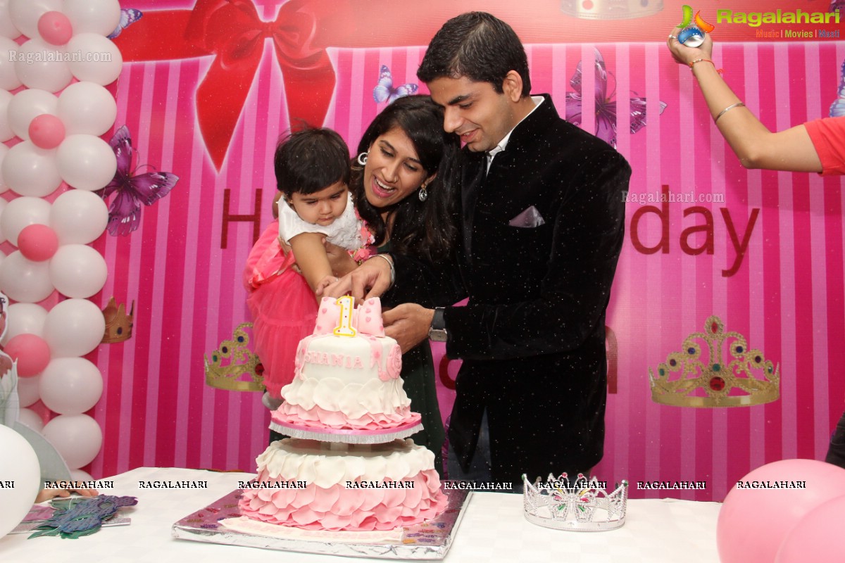 Shania 1st Birthday Celebrations at Royale Reve, Hyderabad