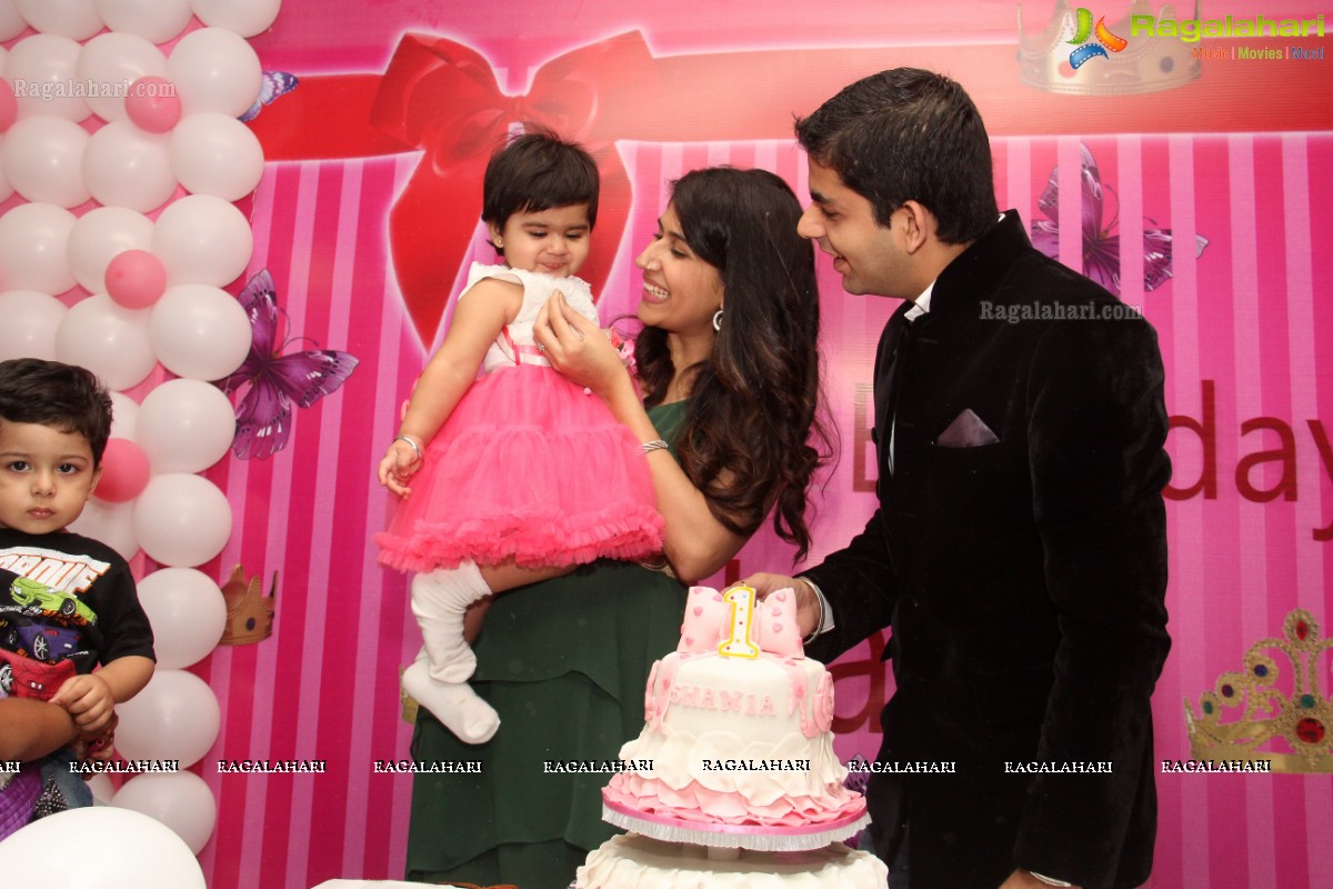 Shania 1st Birthday Celebrations at Royale Reve, Hyderabad