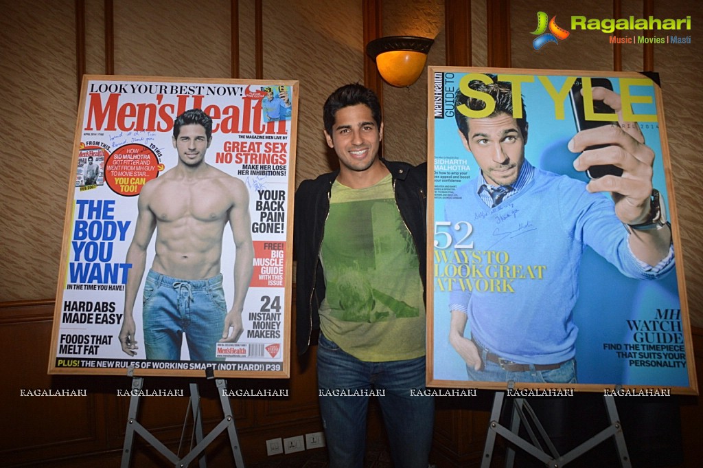 Sidharth Malhotra unveils Men's Health Magazine's Cover