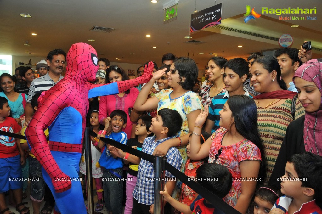 Spiderman casts a web of fun and entertainment at the third edition of Max Kids Festival