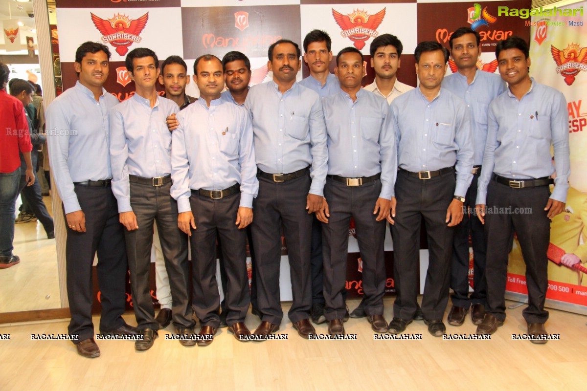 Sunrisers Hyderabad Team at Manyavar