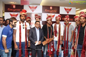 Sunrisers Team at Manyavar