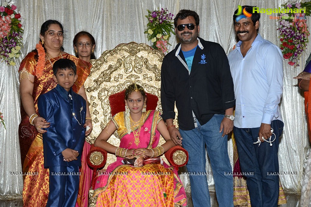 Suresh Kondeti's Daughter Lakshmi Half Saree Function