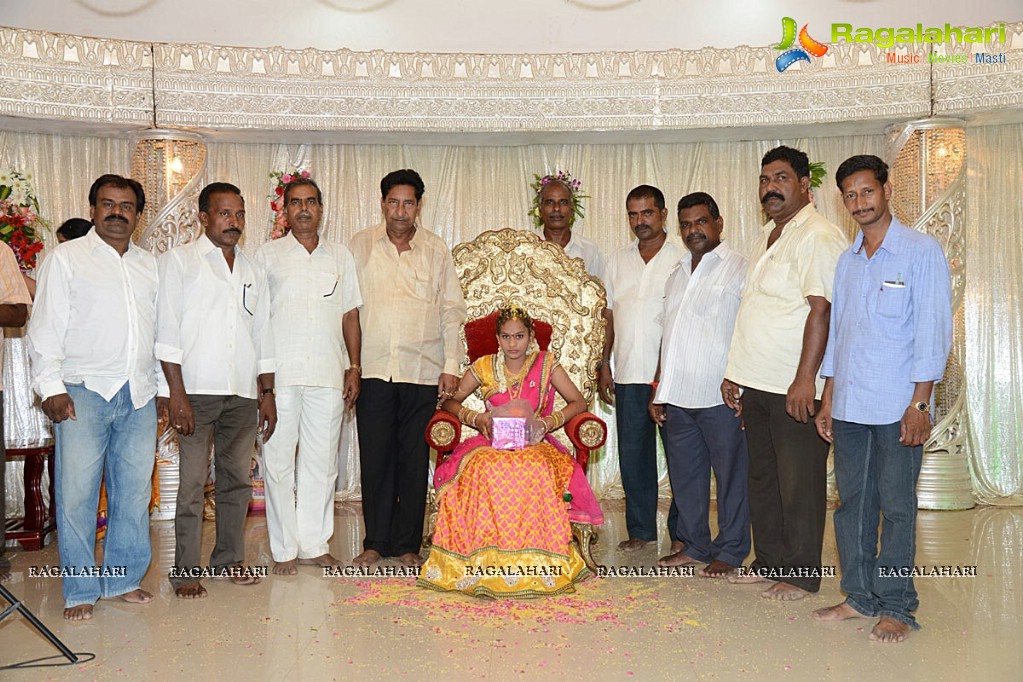 Suresh Kondeti's Daughter Lakshmi Half Saree Function