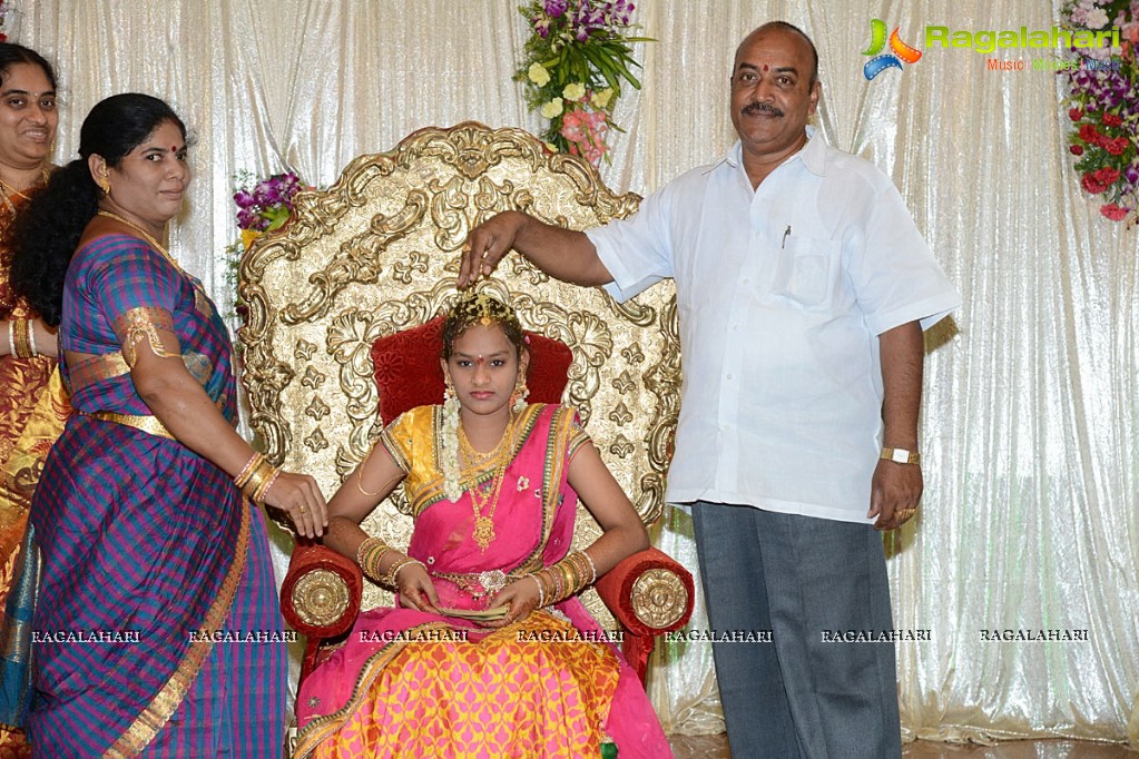 Suresh Kondeti's Daughter Lakshmi Half Saree Function