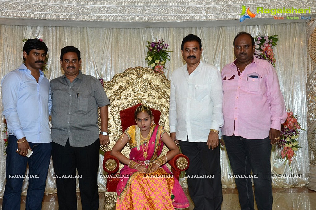 Suresh Kondeti's Daughter Lakshmi Half Saree Function