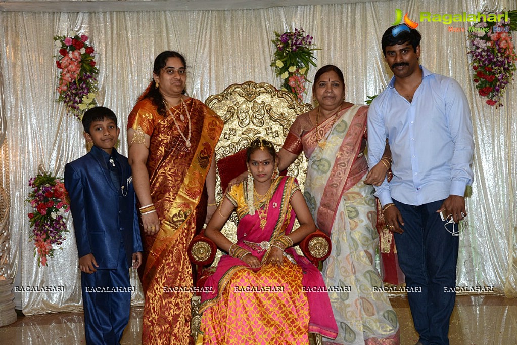 Suresh Kondeti's Daughter Lakshmi Half Saree Function