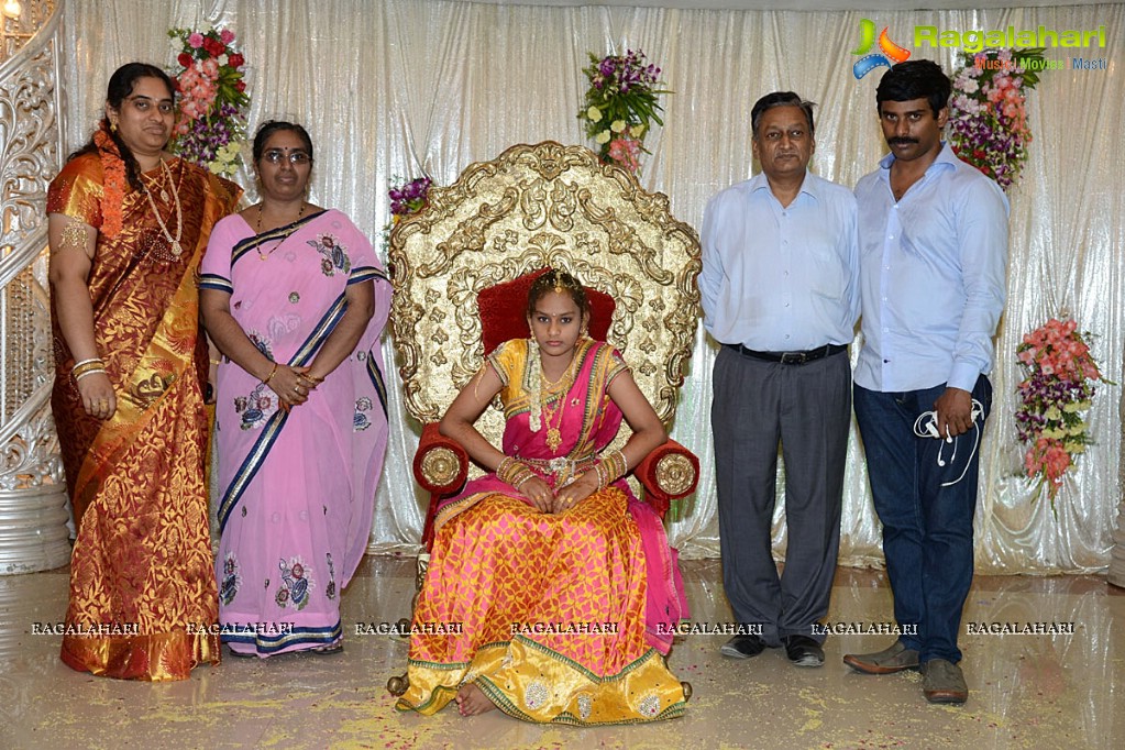 Suresh Kondeti's Daughter Lakshmi Half Saree Function